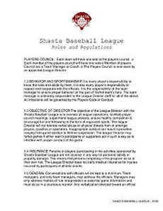 Rules and Regulations document